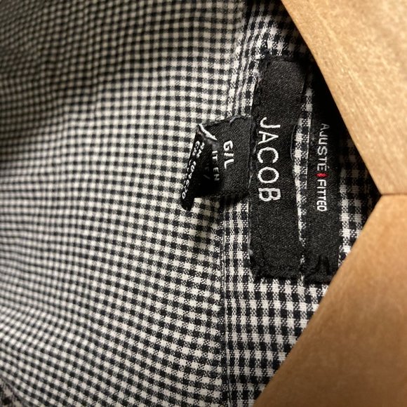 🦋 3/$25 Jacob Gingham Button-Up with Frills - Picture 5 of 15